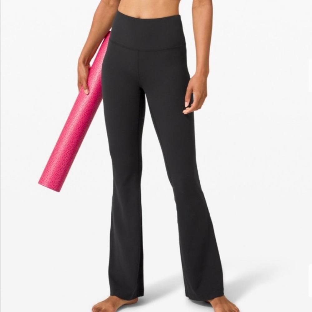 Lululemon Groove Super-High-Rise Flared Pant Nulu * BLACK - Picture 8 of 14